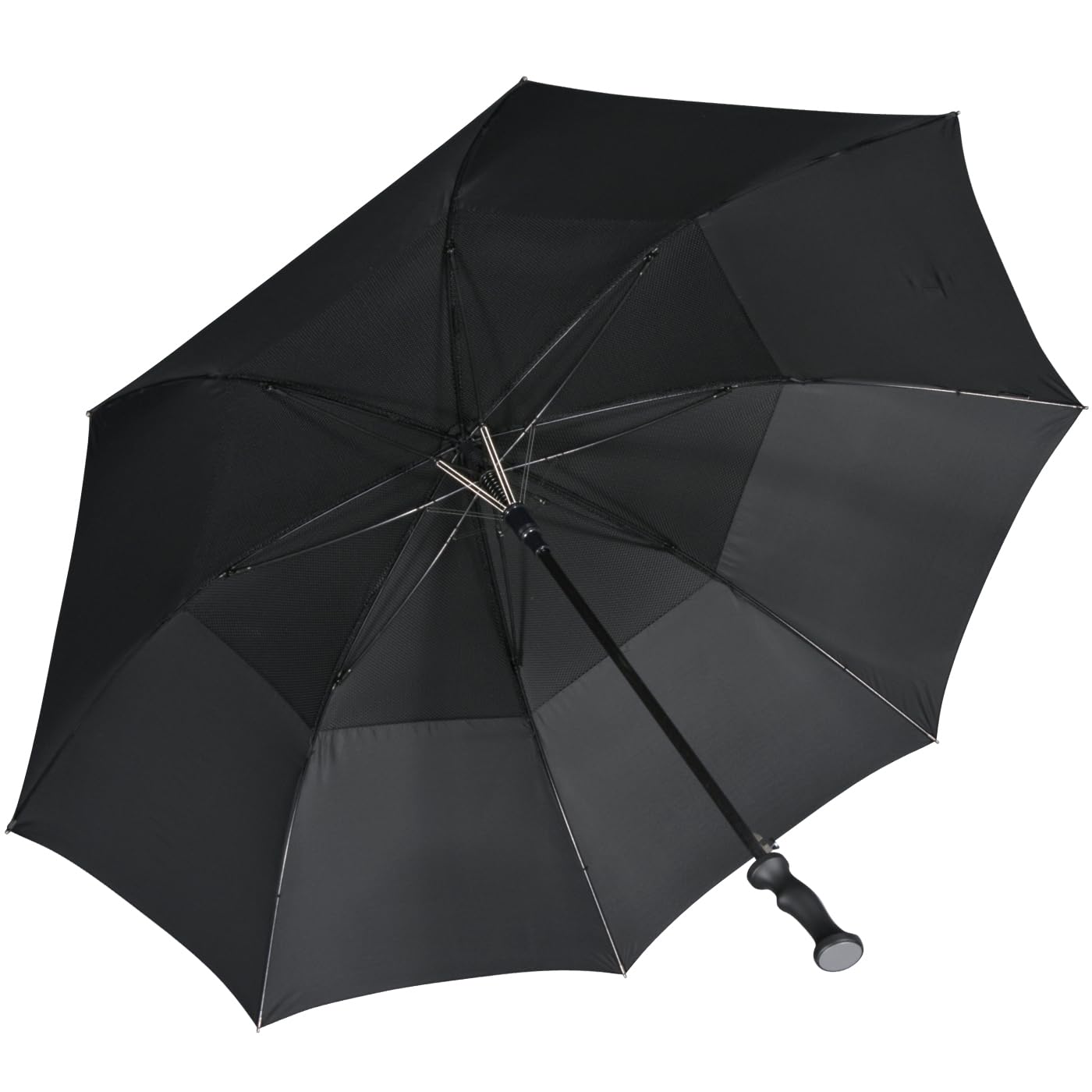 iX-brella 130 cm XXL Fiber-Golfschirm Automatik doppeltes Dach mit Ventilationsbezug
