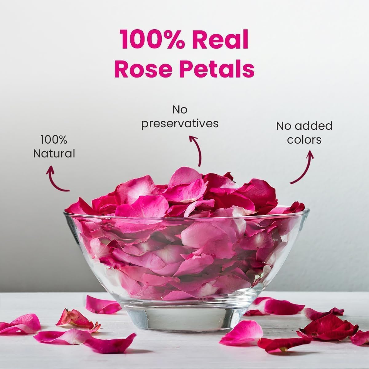 KP Rose Tea - 25gm - 25 Cups | SUPER ANTIOXIDANT | Natural Sun-Dried Petals | Herbal Tea - Flower Based | Vitamin - C Rich | For Beautiful Hair & Skin | Featured In Shark Tank | Pet Jar