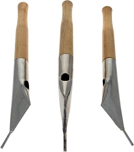 BestPysanky Juego de 3 bolígrafos de cera caliente Tjanting Tool para decoración de tejidos de método Batik