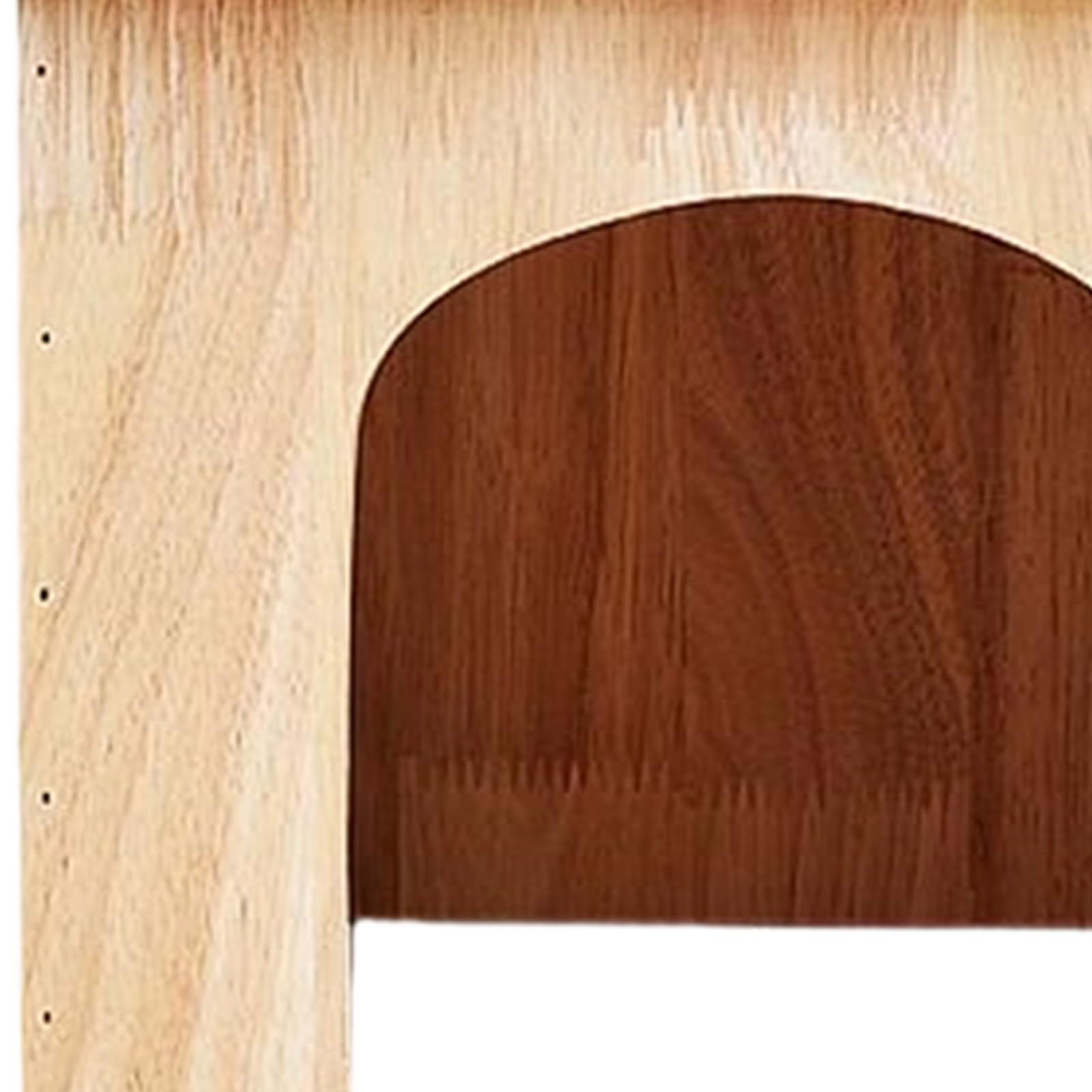 Cabane Rabbit Haven - Habitat en bois ventilé, abri avec fenêtres, sécurisé à charnières, abri compact pour créatures avec terrasse surélevée, unité de cachette calme pour ani