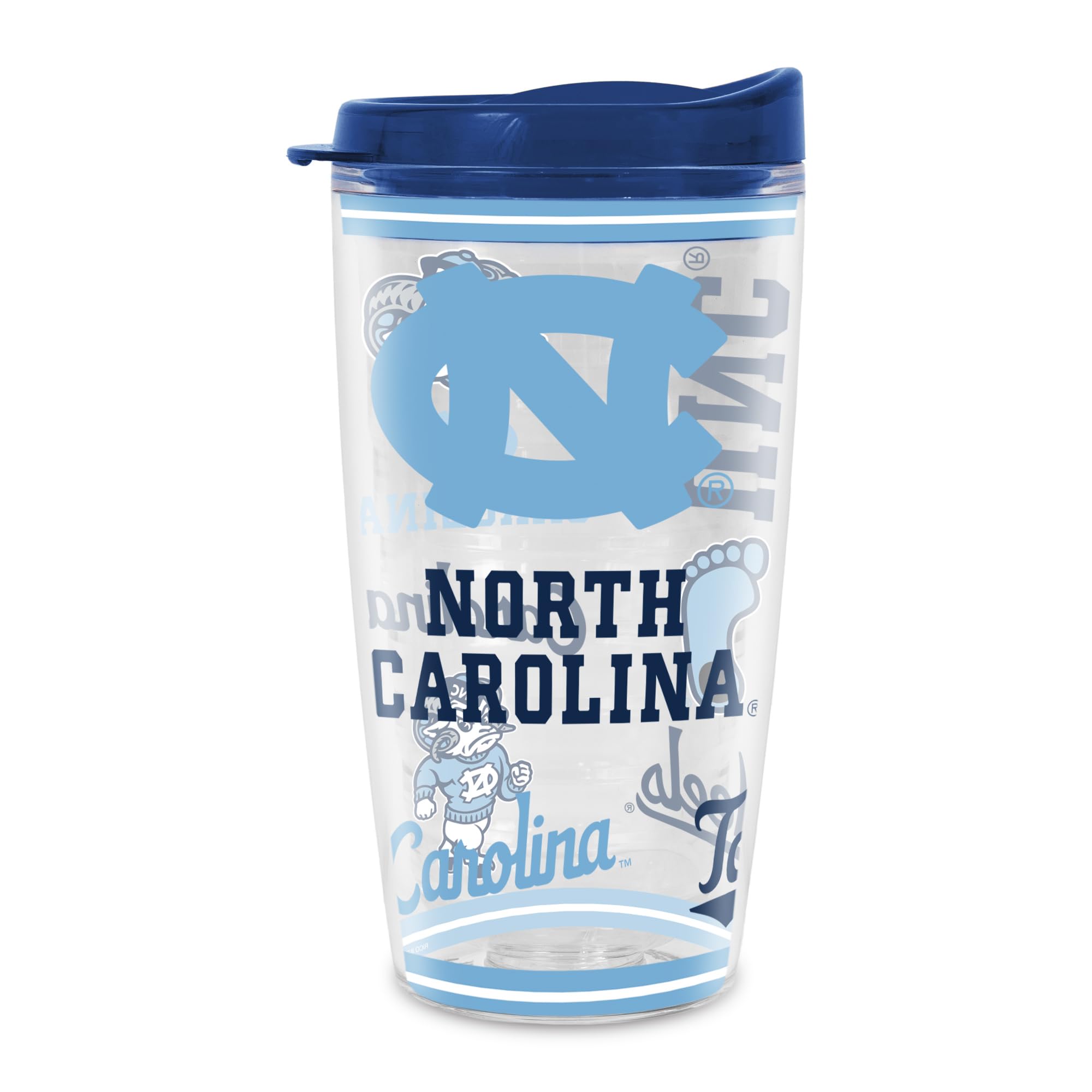Gobelet isotherme Mayhem Tar Heels de North Carolina en Tritan par Rico Industries 473 ml