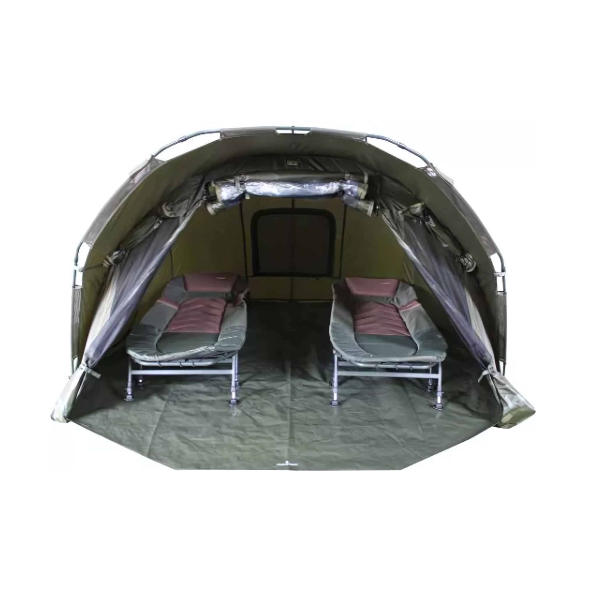 MK-Angelsport 2 Mann (Outdoor) Angelzelt Fort Knox Solid für professionelle Karpfenangler - herausnehmbare Bodenplane