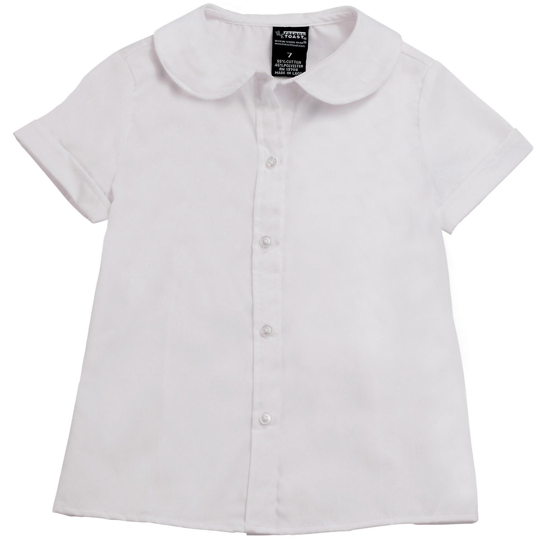 Short Sleeve Peter Pan Blouse