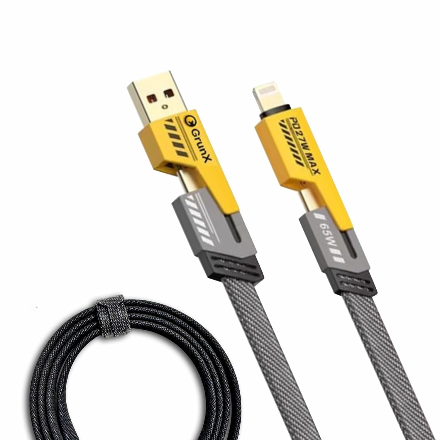 Astrill 4 in 1 Charging Cable With Multiport USB C to Type C, USB C to L-ightning Adapter Cable Fast Charging 3.9ft Nylon Braided Charging Cable for iOS/Smartphones | 65W Cable (1 meter) (B0D2XMP1W5) Amazon Price History, Amazon Price Tracker