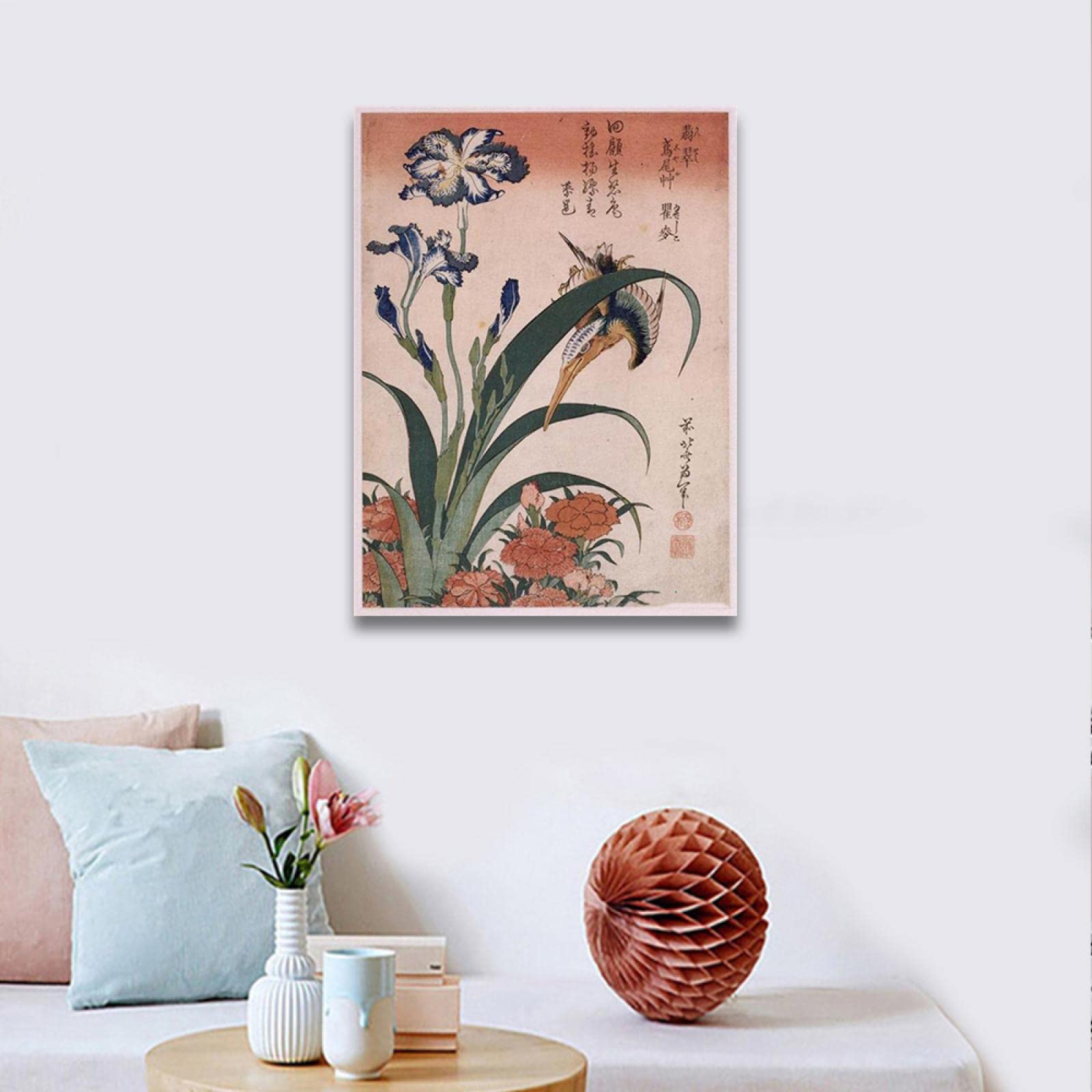 Amazon.co.jp: 葛飾北斎版画 - キャンバスに有名な絵画プリント