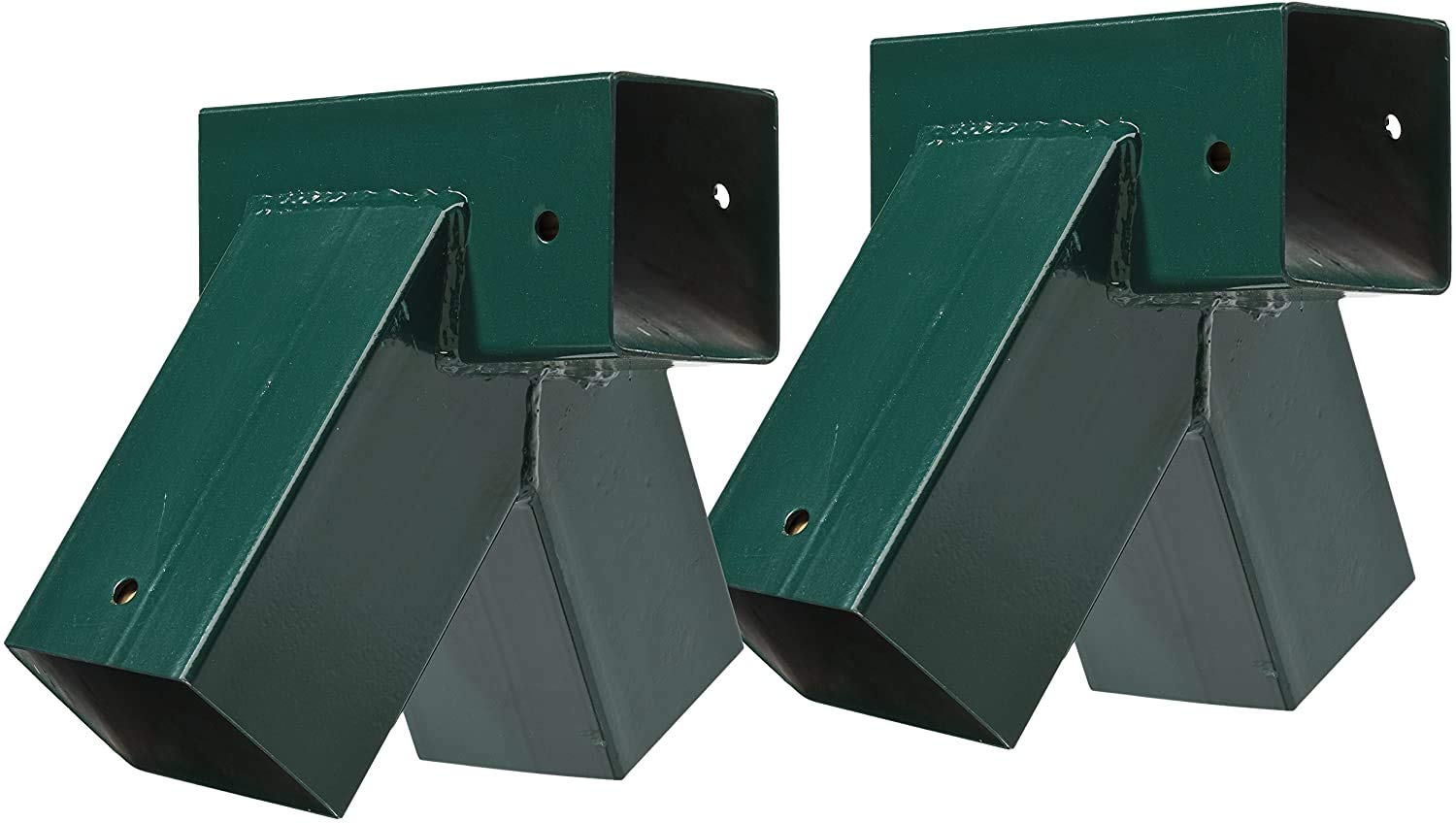 Pair of Heavy Duty Swing Corner Brackets for 90x90mm Posts - Ideal for Outdoor Swing Sets, Climbing Frames, and DIY Playgrounds - Durable Powder-Coated Steel for Enhanced Safety and Stability
