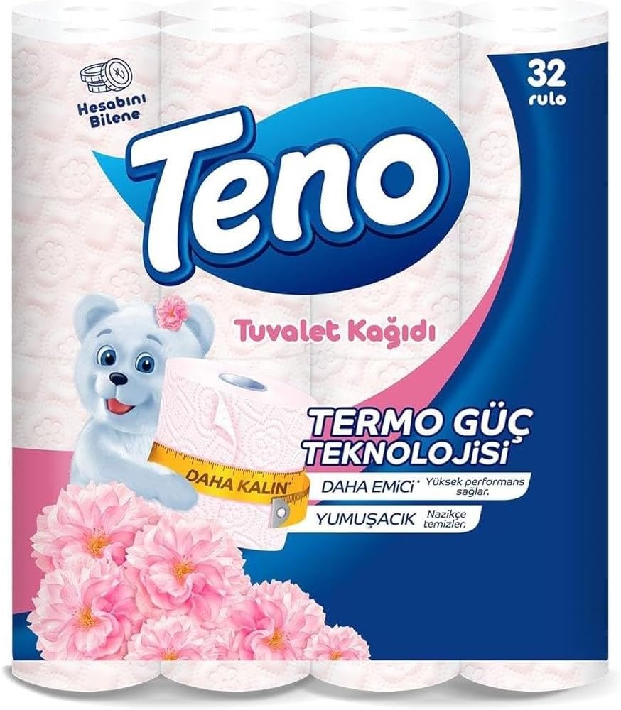 Teno Pudra Kokulu Tuvalet Kağıdı 32 Adet