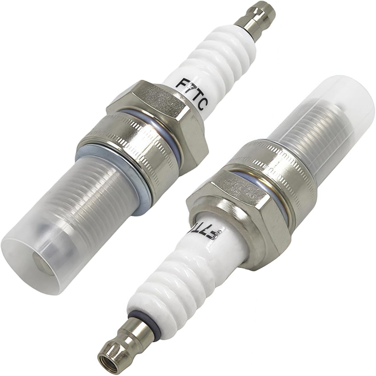 2Pcs F7TC Spark Plugs for GX120, GX160, GX200, GX240, GX270, GX340, GX390 Engines - Compatible with Generator, Lawnmower, Tractor, Go Kart, Water Pump & More