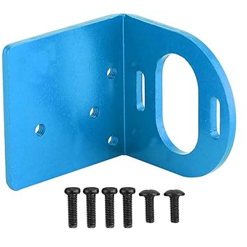 T best RC Motor Mounting Holder, Metal Adjustable Motor Mounting Holder Bracket Seat Base for 540/3660 / 3650 Motor(Blue) Tmaxx Motor Mount Tmaxx Conversion Kit To Electric 3650