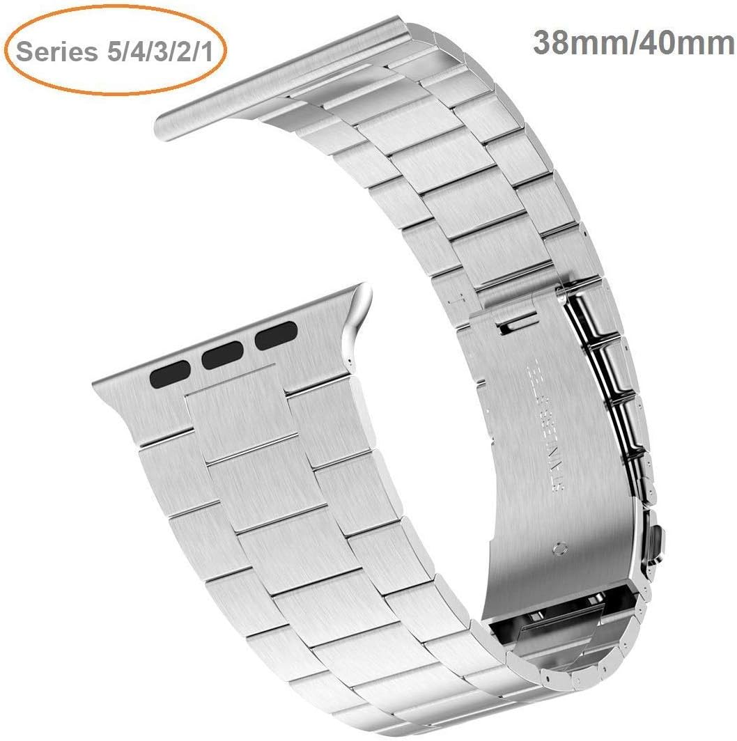 iitee Lightweight Stainless Steel Strap Designed for Apple Watch Series 1-11, 42mm, 41mm, 40mm, 38mm, SE2&SE3 - Image 3