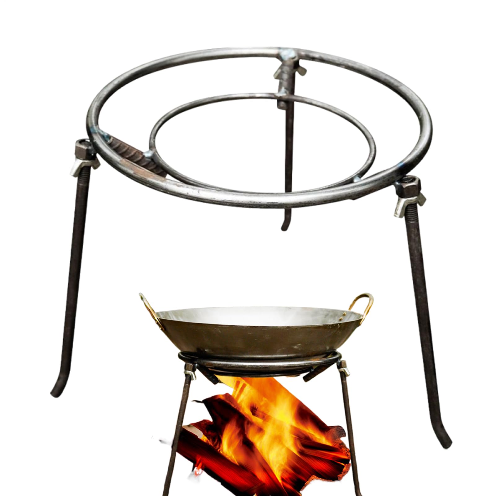 Treppiede da Falò Supporto Triangolare Per Forno