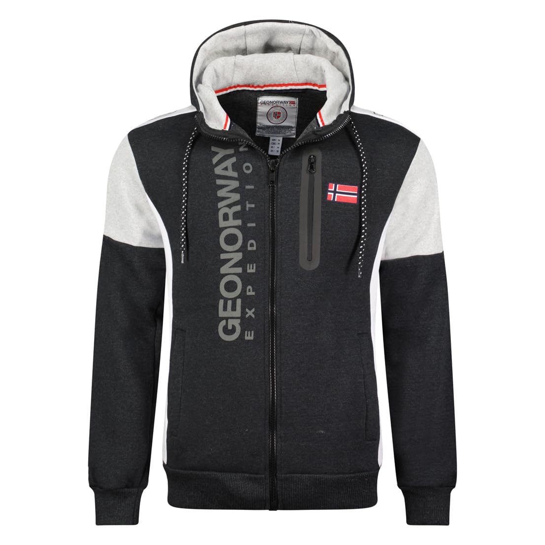 Geographical Norway Fagozip Men Sweatshirt à Capuche Homme