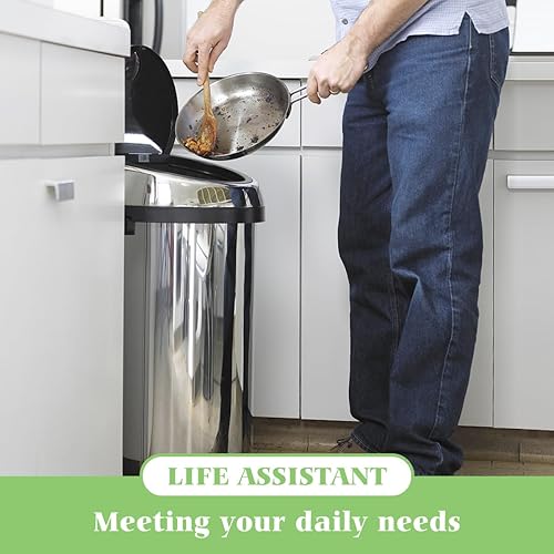 Miniatura 7 de RayPard - Bolsas de basura pequeñas de 2.6 galones, 180 unidades, se ajustan a cestas de basura de 8 a 10 litros, bolsas de basura fuertes de 2.5 a