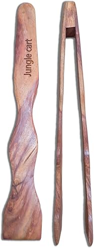 Miniatura 3 de Cucharas de madera para cocinar espátulas de madera, juego de utensilios de cocina antiadherentes