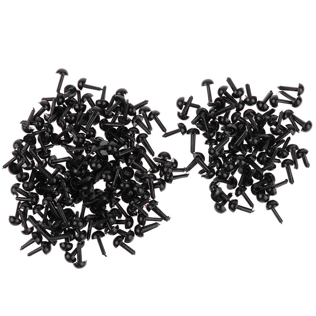 VELURA 200 Pieces Black Plastic Safety Eyes for Teddy Bear Doll Animal Toys 3MM|Other Stuffed Animals|200pcs Plastic Doll Eyes Toys|Toys Hobbies-image-35