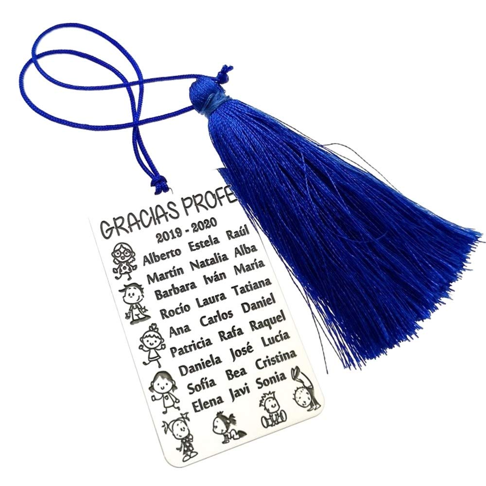 925m Silber Lesezeichen Gesetz für d 60 mm. anpassbare Namen pompom Kinder natürlich Details blau - Anpassbare - AUFNAHME IN PREIS ENTHALTEN