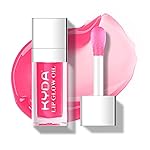 KYDA Hydrating Lip Glow Oil, Moisturizing Lip Oil, Glossy Transparent Plumping Lip Gloss, Tinted Lip Oil for Lip Care and Dry Lips-Cherry