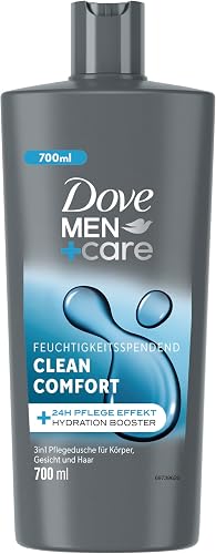 Dove Men+Care 3-in-1 Duschgel Clean Comfort Duschgel für Körper, Gesicht und Haa