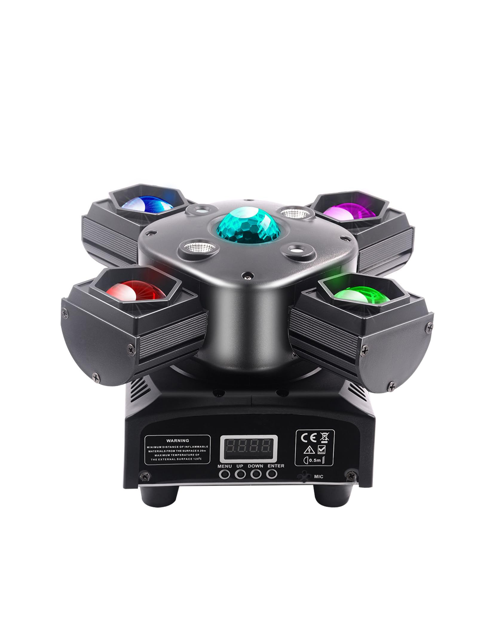 Amazon.com: SOERDMX Professional DJ Lights 4-in-1 Moving