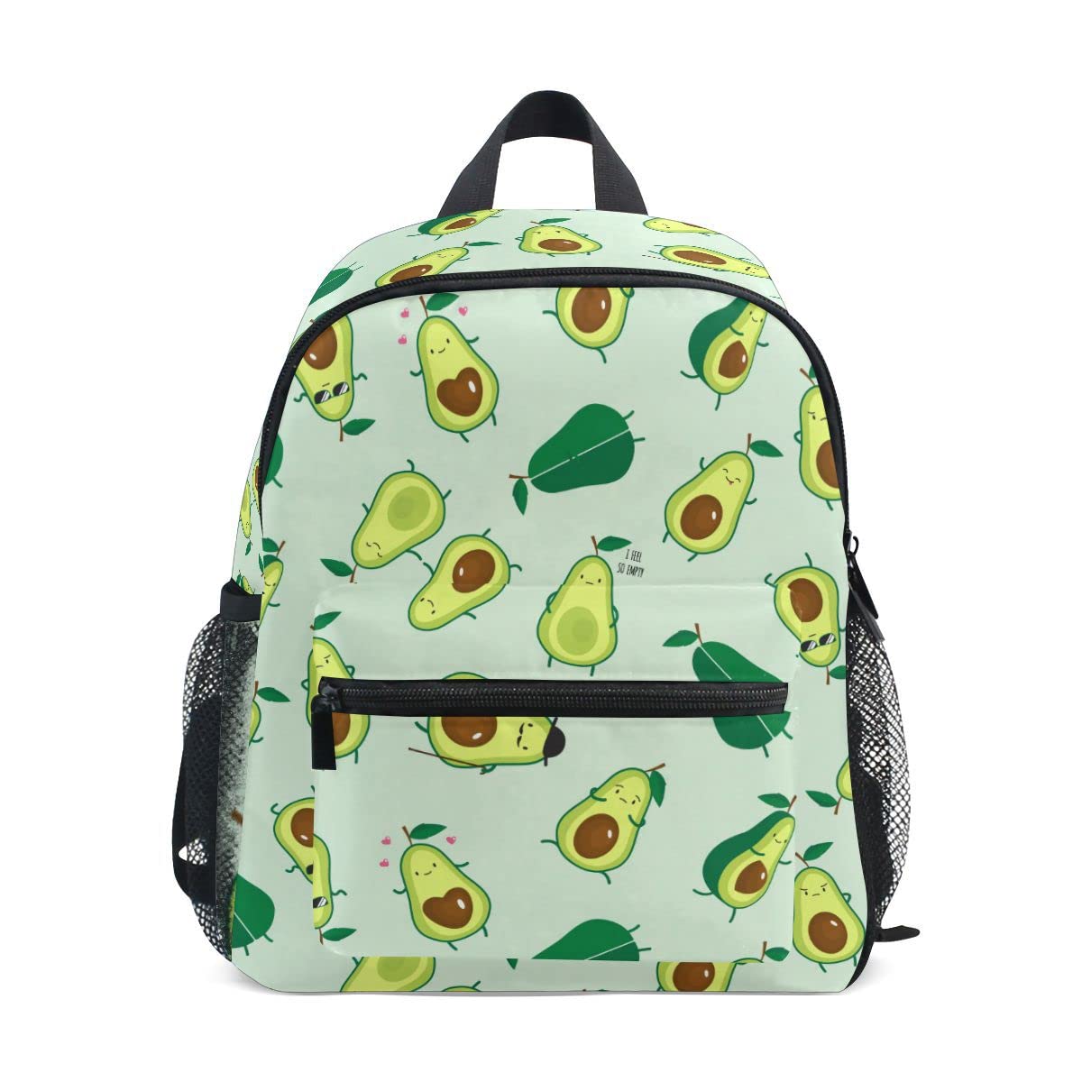 Fisyme Toddler Backpack Cute Avocados School Bag Kids Backpacks for Kindergarten Preschool Nursery Girls Boys, S