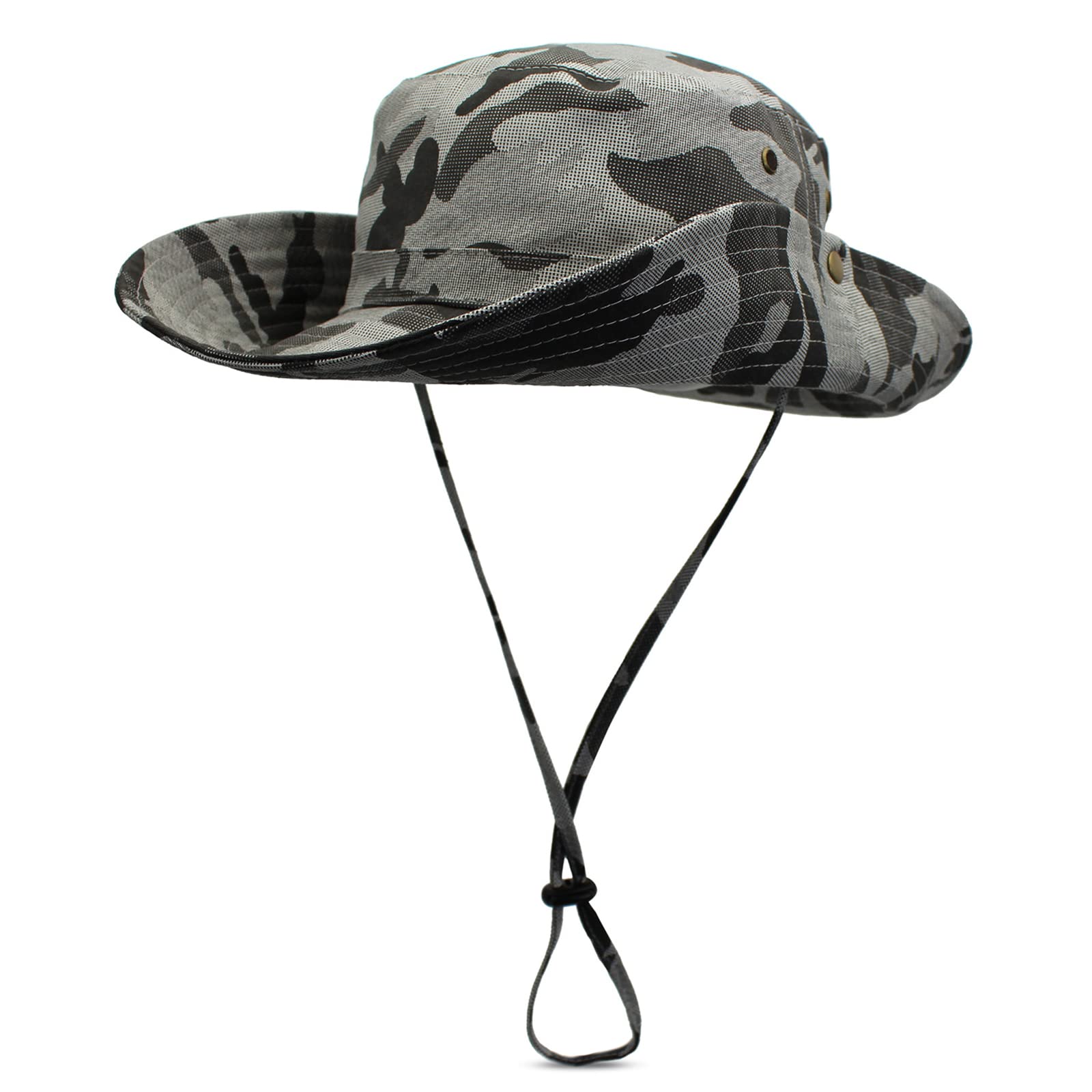 DORRISO Sun Hat Men Womens Wide Brimmed Bucket Hat UPF 50+ Foldable Vacation Traveling Mountaineering Beach Bush Hat Waterproof Polyester Fisherman Cap