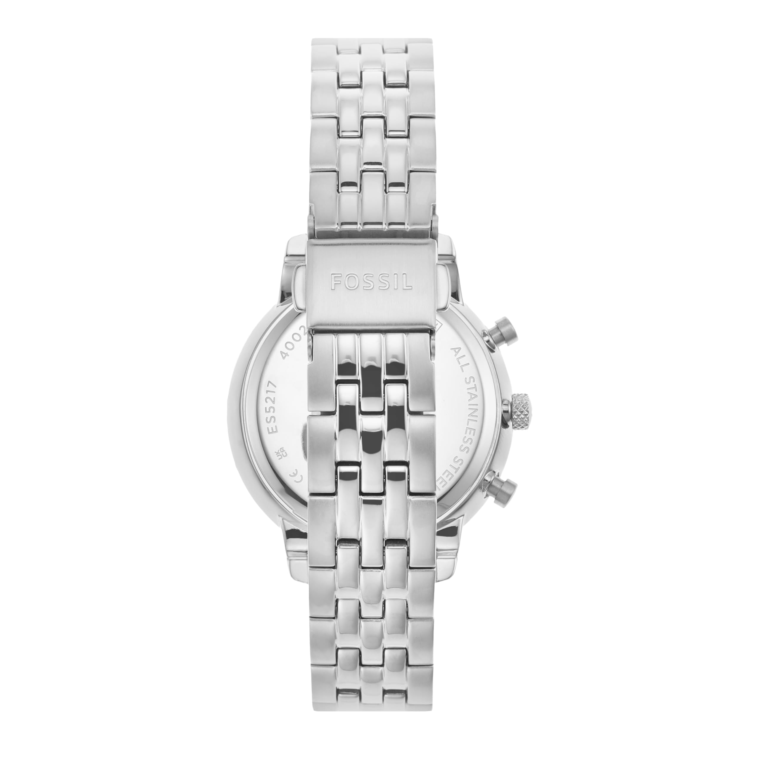 Fossil Neutra Orologio da donna, movimento cronografo con cinturino in acciaio inossidabile o in pelle