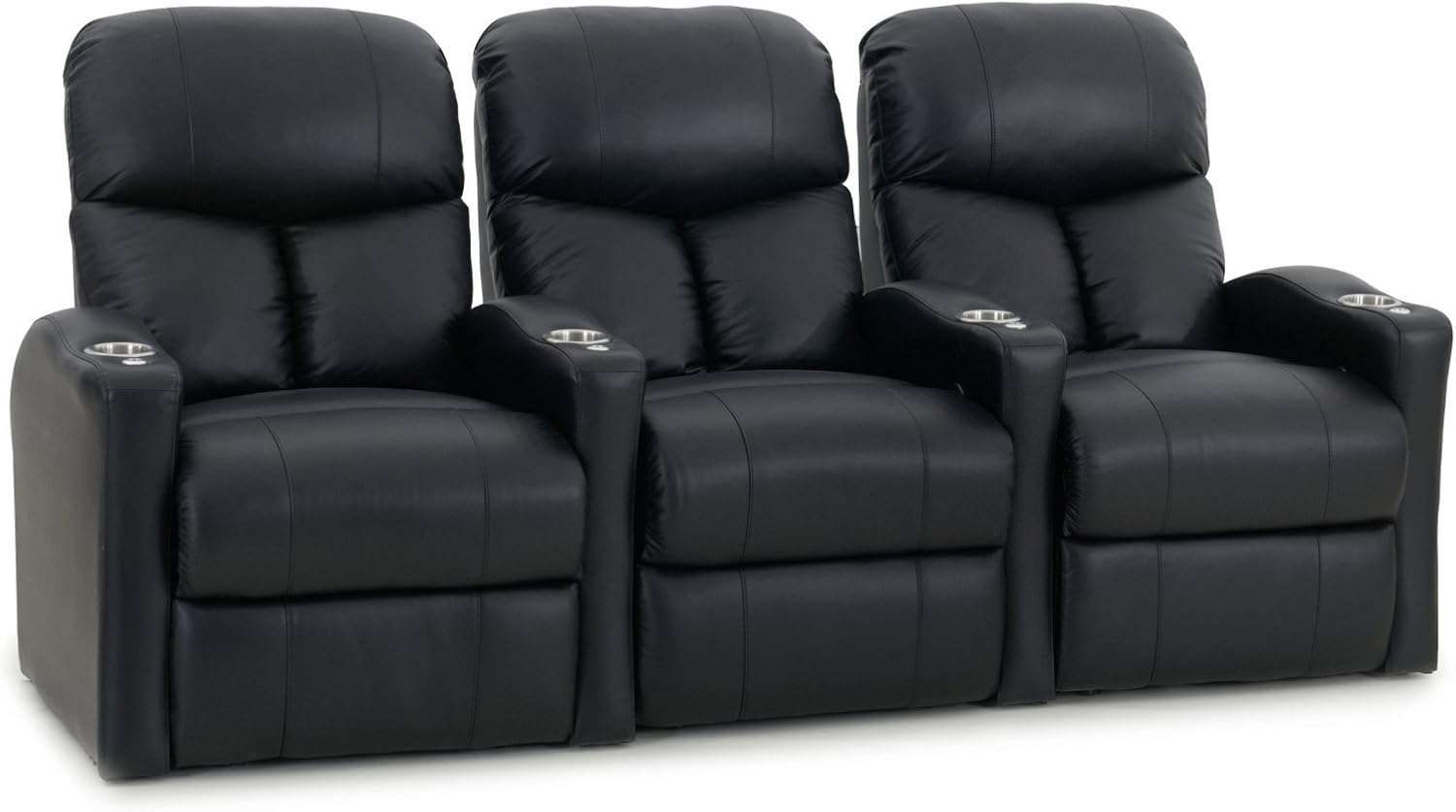 Octane Seating Octane Bolt XS400 Leather Home Theater Recliner Set (Row of 3) : Home & Kitchen