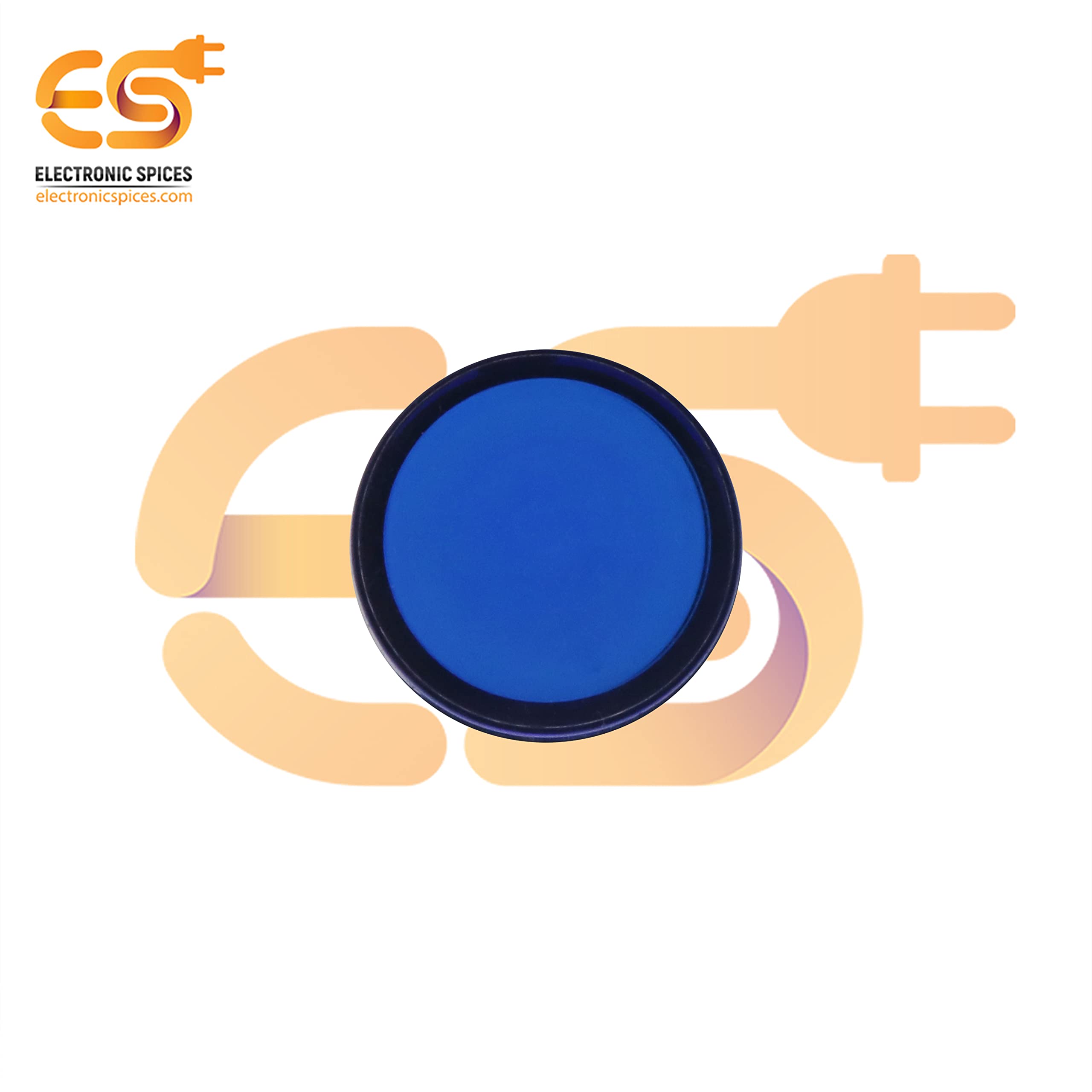 Electronic Spices 220v 20ma Ac Flush Panel Mount Led Indicator Light Blue Color - Image 4 thumbnail