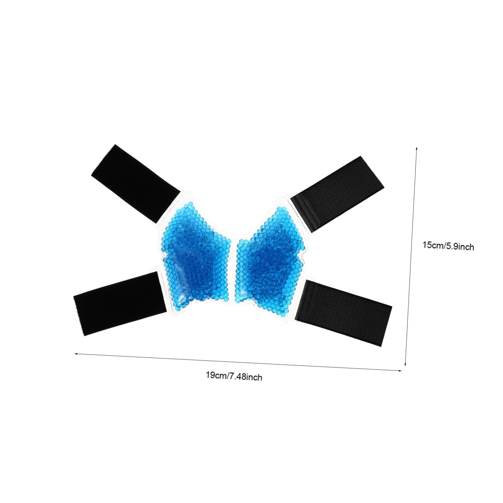 Borsa per Impacco Caldo e Freddo alla Caviglia in Gel Pvc Morbido Riutilizzabile per Sport Casa Sollievo Gonfiore Piedi e Caviglie
