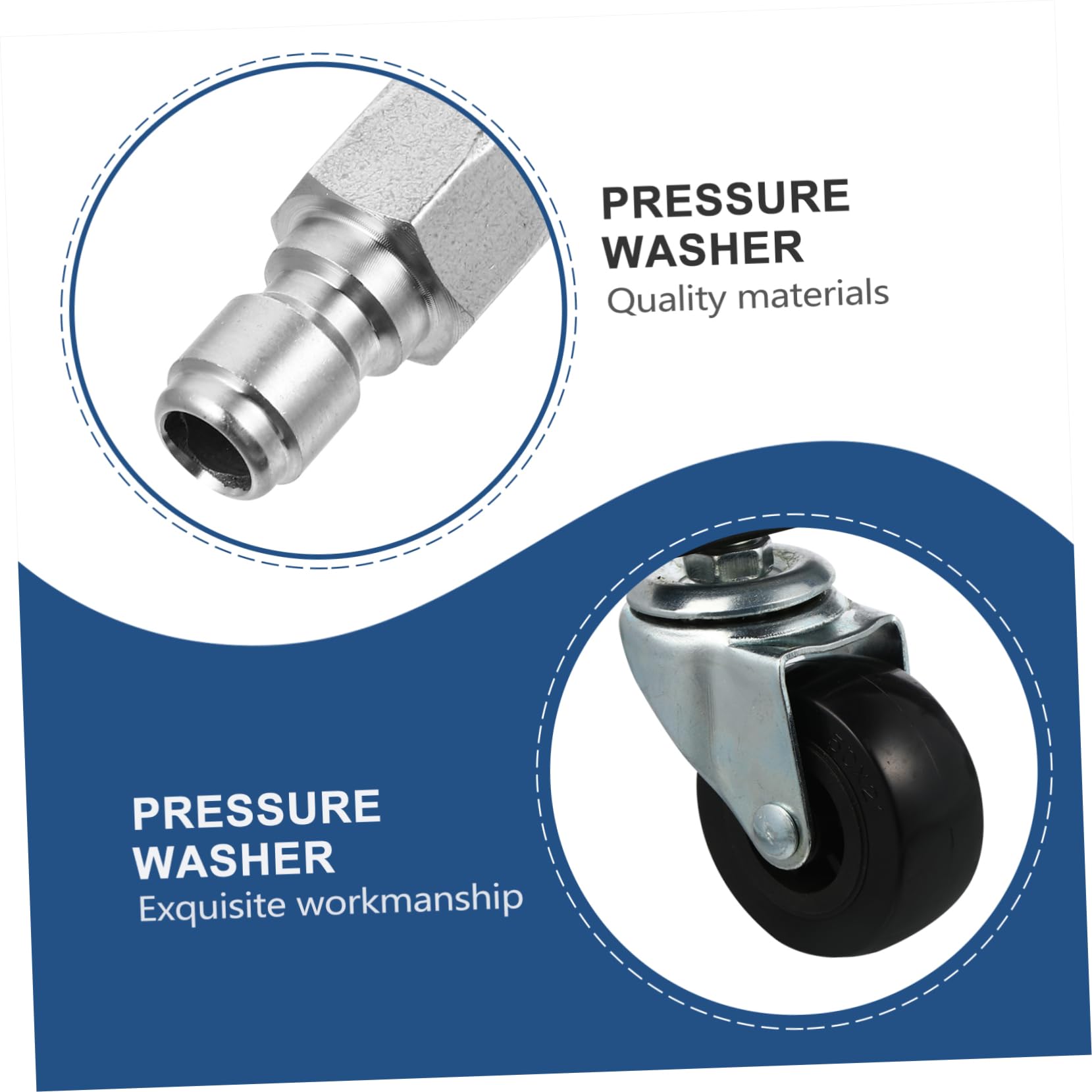YARNOW Nettoyeur Haute Pression avec Brosse De Nettoyage pour Châssis Outil De Nettoyage De Voiture pour Camion SUV Et Autres Véhicules