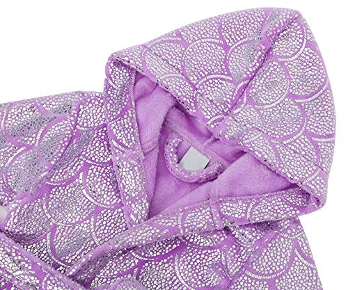 Verabella Boys Girls' Plush Soft Fleece Printed Hooded Cover up4