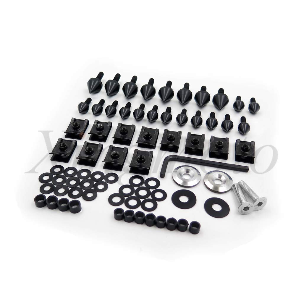 Black Spike Fairing Bolts Kit for 1998-2002 for Kawasaki