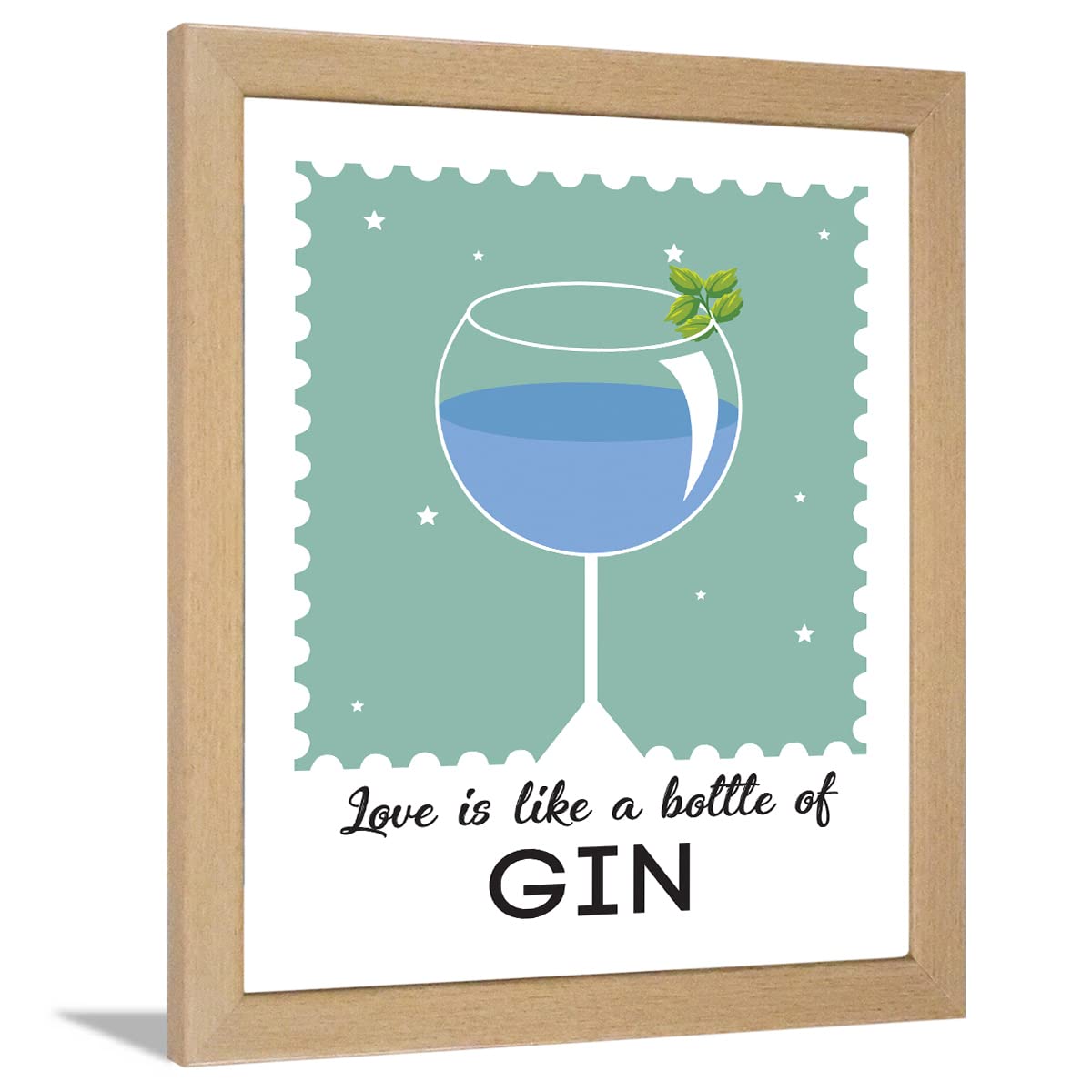 Chaka Chaundh - Cocktail Wall Quotes Frames - Gin Quotes Poster With Frames - Bar Framed Poster - Alcohol Quotes Wall Decoration Item - (14 X 11 Inches) (B0C3WBLF1M) Amazon Price History, Amazon Price Tracker