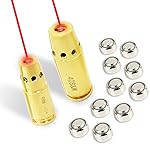 Bayattoo Bore Sight 9mm and .40 S&W Laser Sight Red Dot Boresighter with 9pcs Batteries (9MM+40S&W)