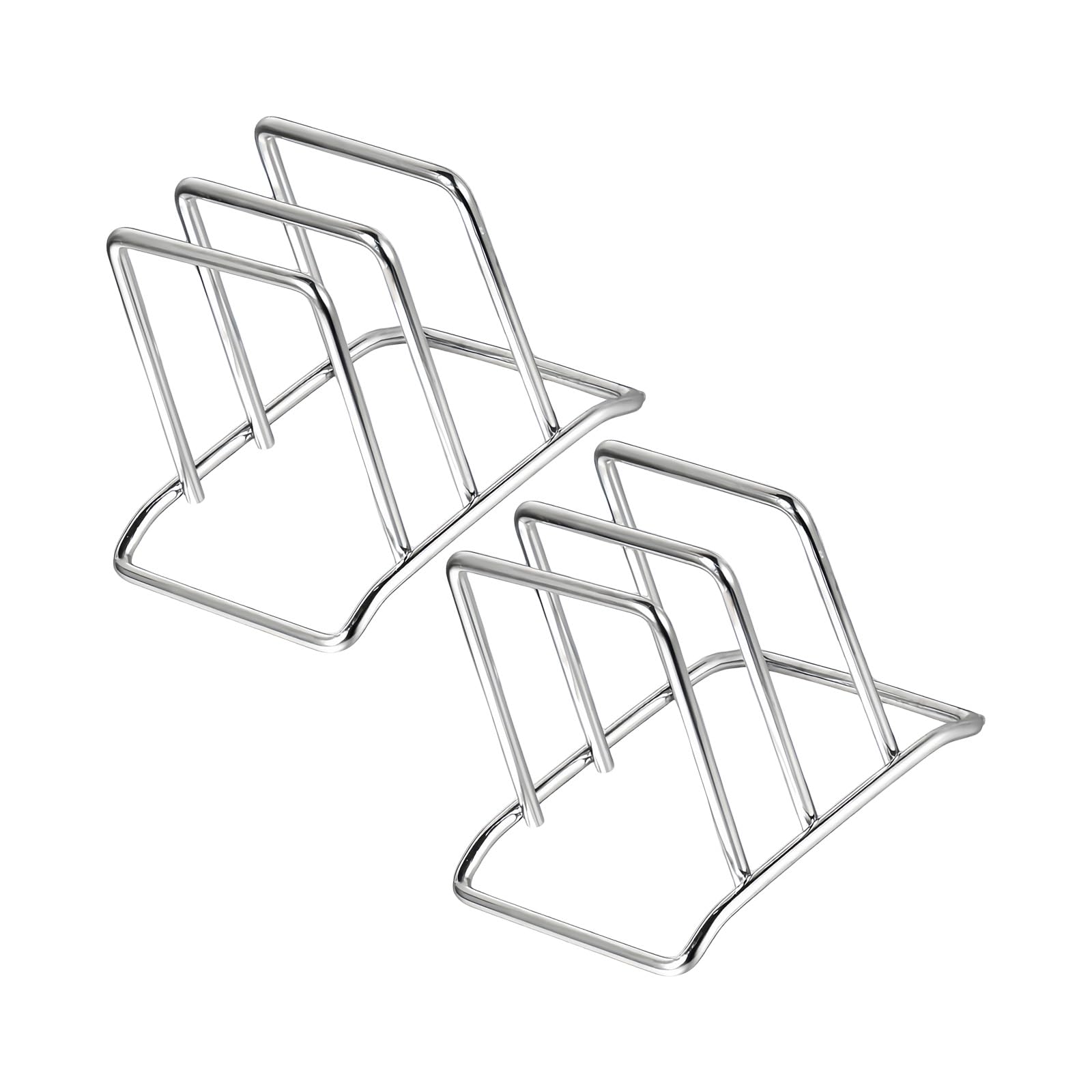 HENYGEN Stainless Steel Cutting Board Holder Sturdy and Portable for Kitchen Countertop Storage of Chopping Boards and Lids Multipurpose Kitchen Planner