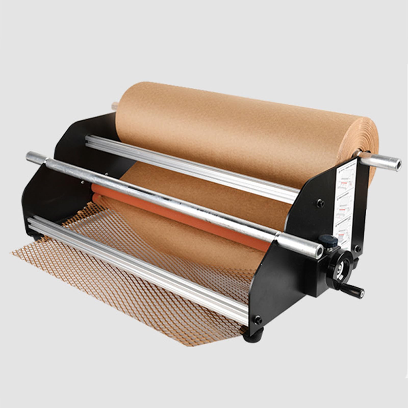 Dispenser per rotolo di carta da imballaggio, tenuta regolabile, larghezza massima 50 cm, migliora l'efficienza di avvolgimento per piccole imprese, ideale per confezioni regalo (solo dispenser)