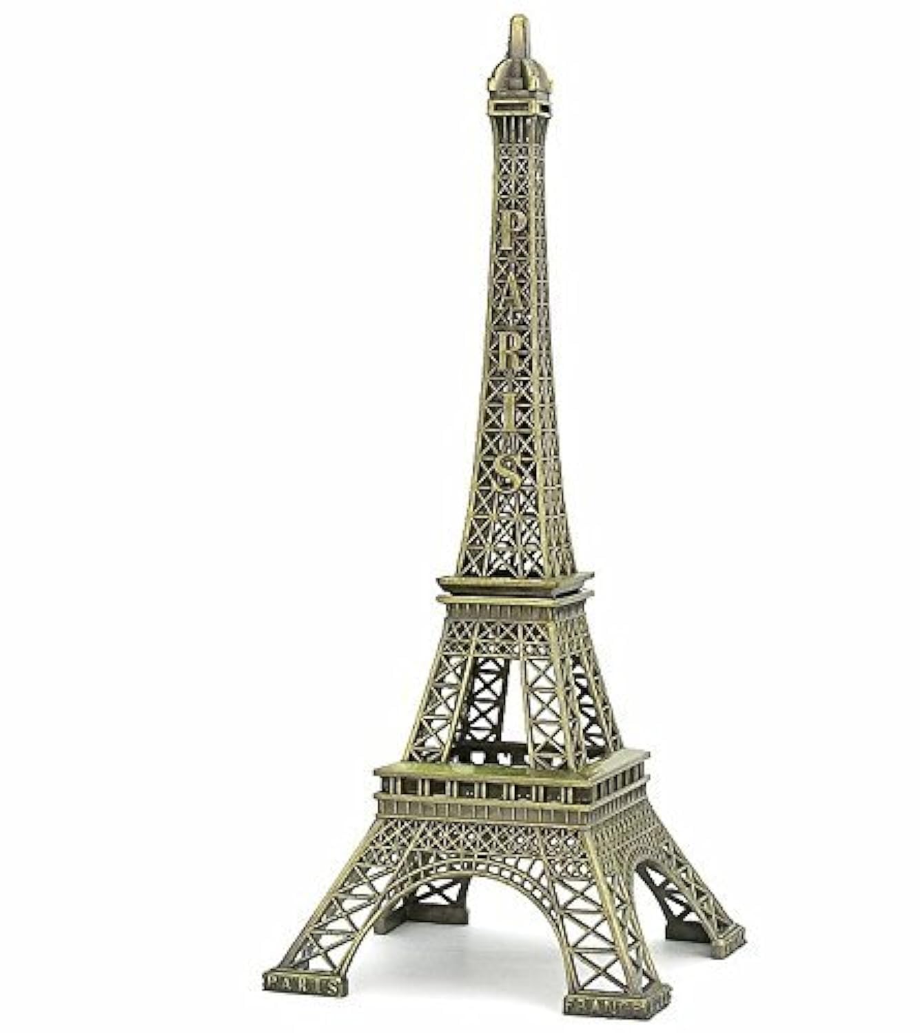 SNOWBIRD Bronze 7 Inches Eiffel Tower Statue Showpiece, 1 Piece