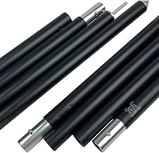 FUTURE FOX Tent Poles, Tarp Poles, Set of 2, Adjustable Length, Aluminum Alloy, Storage Bag Included, Diameter 1.1 inches (28 mm), 94.5 inches (240 cm), 23.6 inches (60 cm), 4 Pieces (Outdoor Brand from Minamshu)