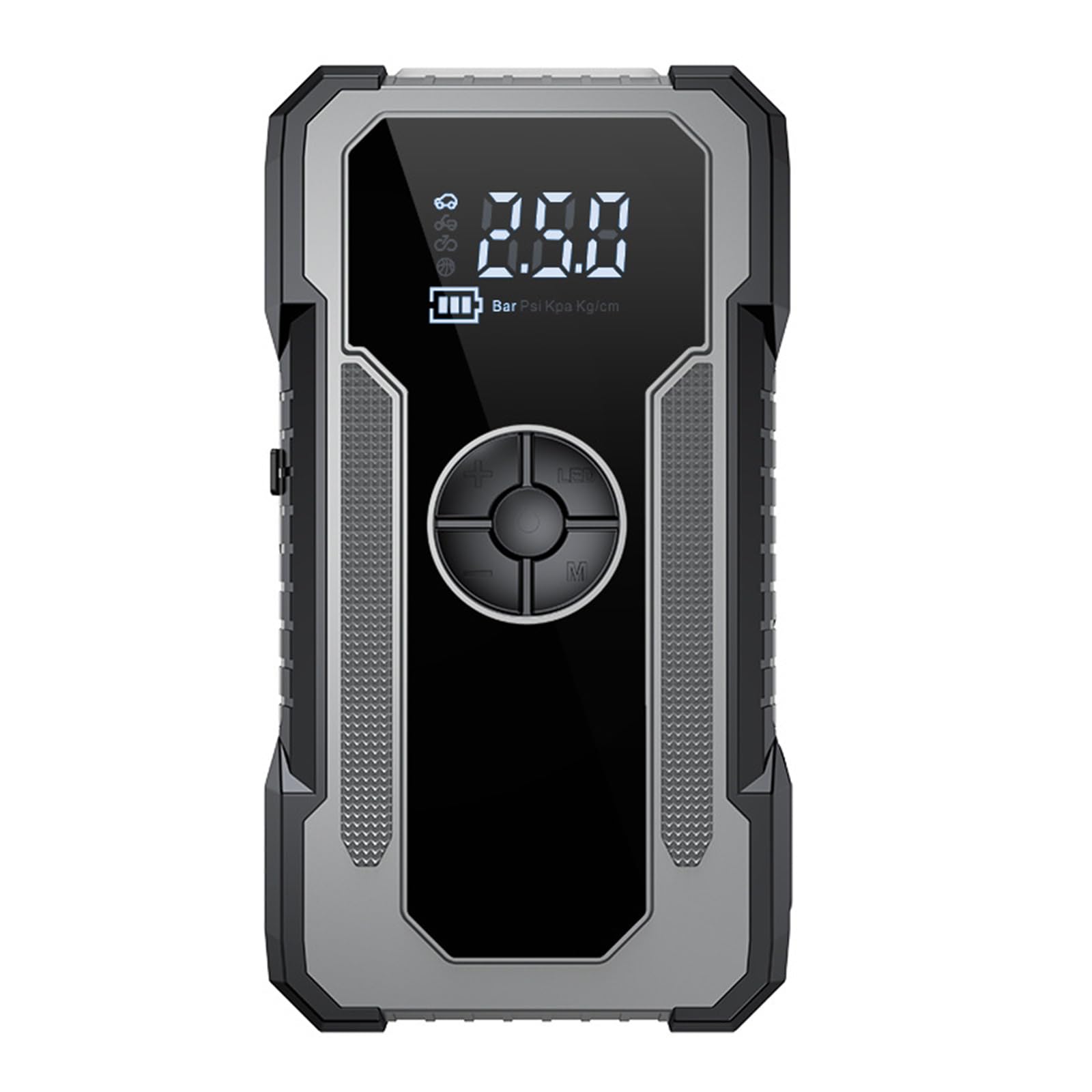 Arrancador de coche de 12 V de corriente de 4000 A con pantalla digital, compresor de aire, fuente de alimentación USB, sistemas de iluminación de emergencias, arrancador de batería de coche con