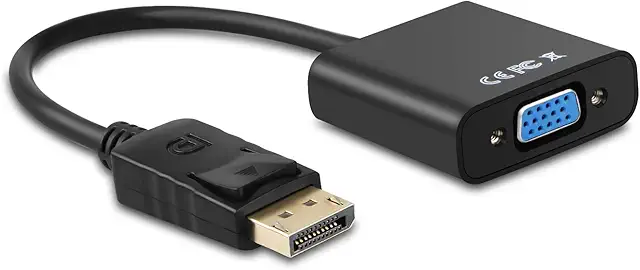 Adaptateur DisplayPort vers SVGA AISENS 15 cm Noir - Convertisseur DP VGA