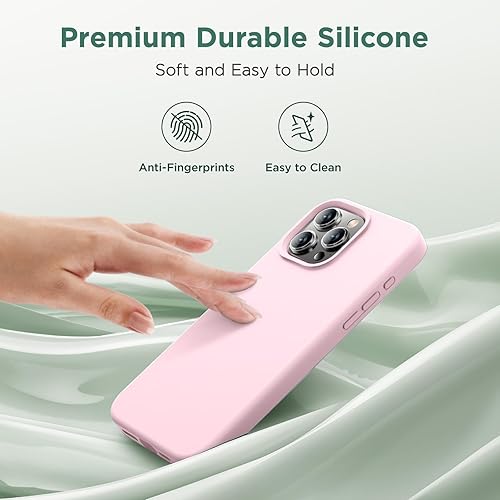 Miniatura 9 de Cordking Funda diseñada para iPhone 15 Pro Max, funda de silicona ultradelgada a prueba de golpes para iPhone 15 ProMax con forro de microfibra