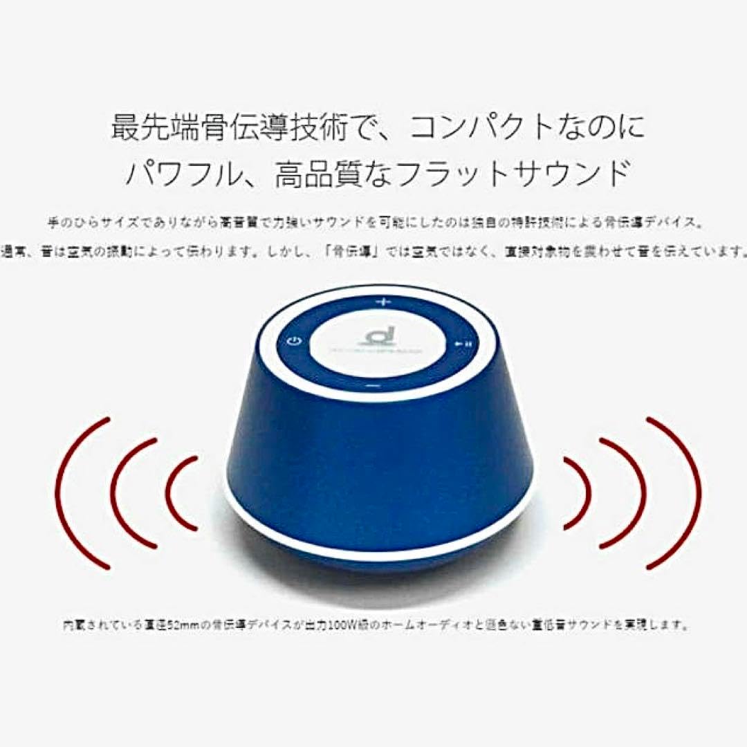 【希少/限定色/新品】docodemo SPEAKER SP-1(BL) docodemo SPEAKER SP-1 | earsopen - 耳をふさがずに音を楽しむ