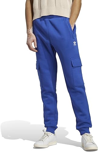 adidas Originals Trefoil Essentials Pantalones cargo Semi Lucid Blue 2XL, Azul semi lúcido