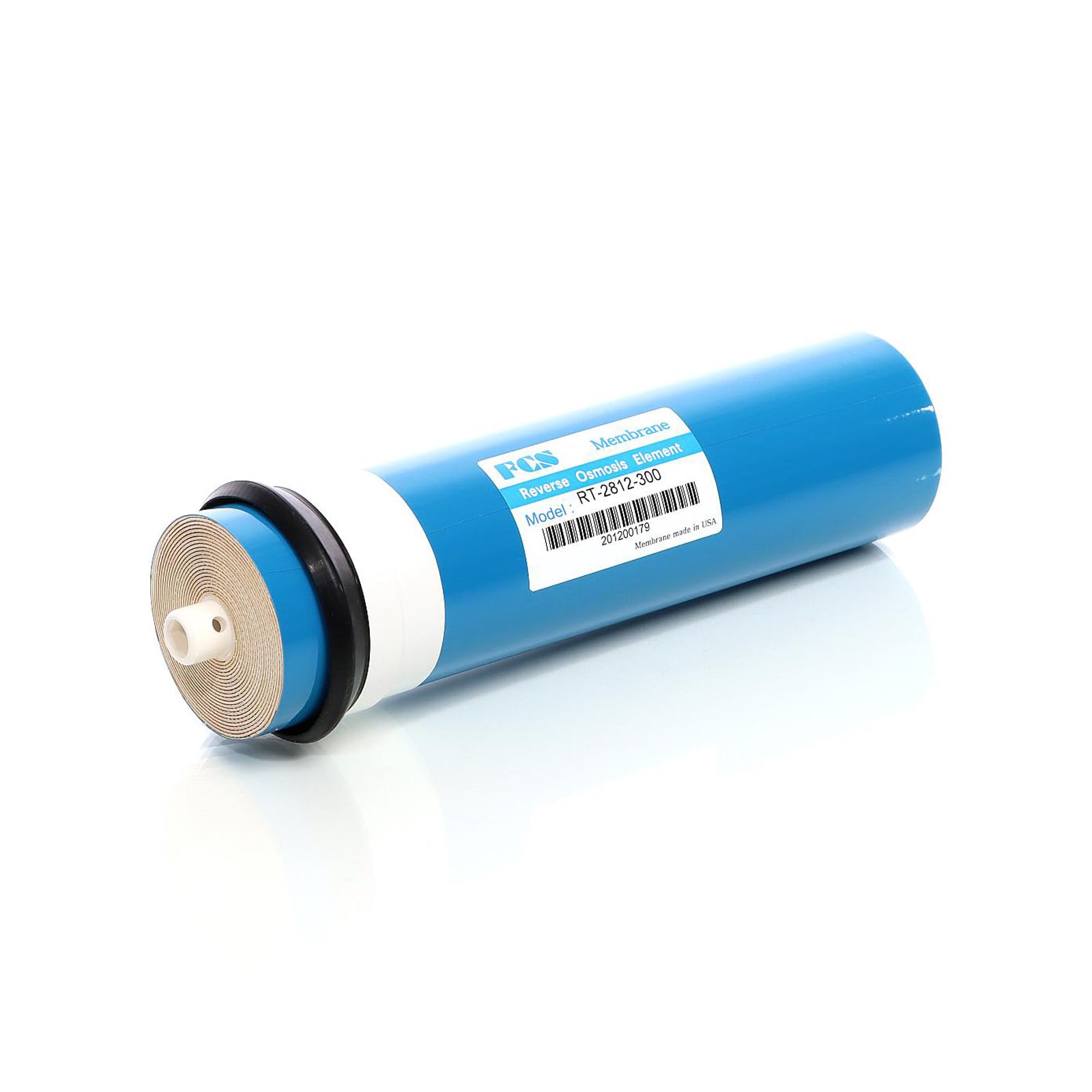 Naturewater Membrana osmosi inversa, capacità di filtrazione 300 GPD 1200 l/giorno, per depuratori acqua 10″ 254 mm