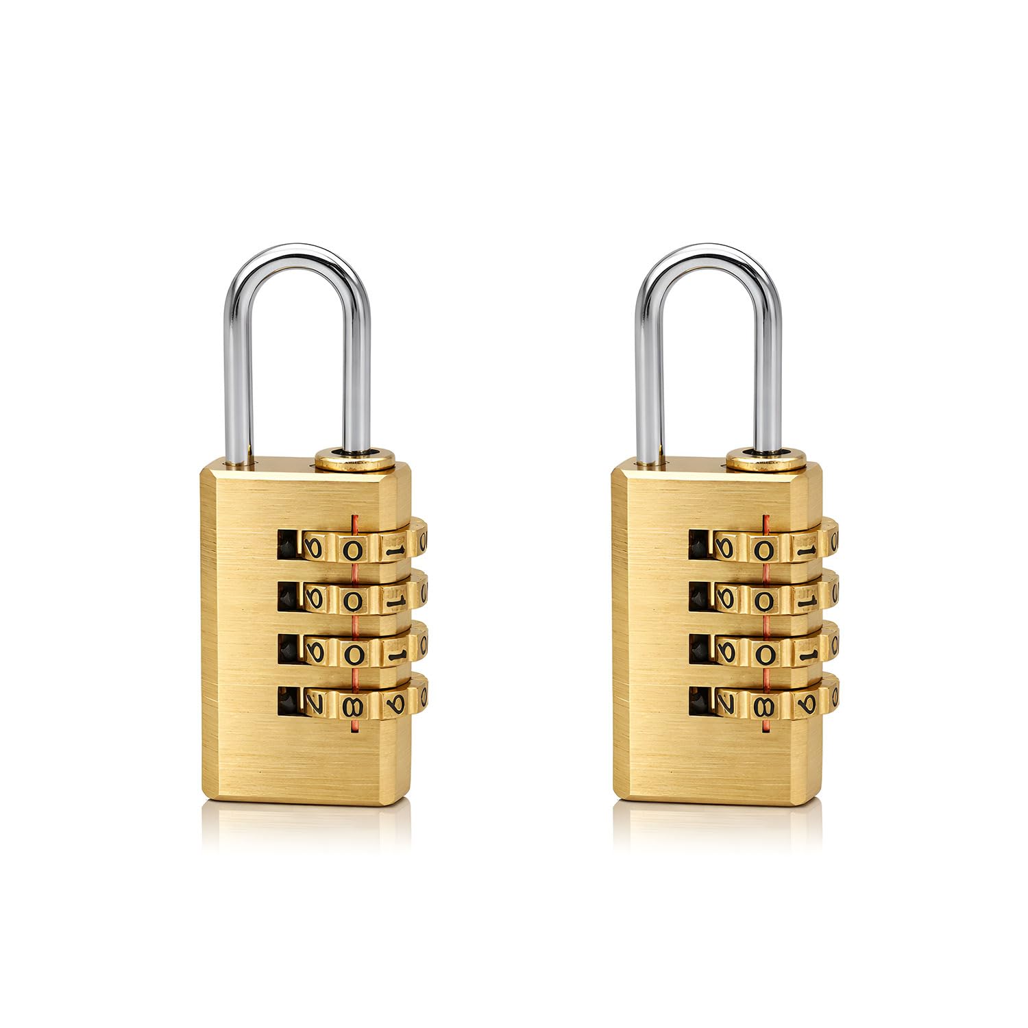 Volo 4 Digit Brass Re-Settable Combination Padlock/Password Lock/resettable Combination Lock for Travel Bags, Travel Lock, Luggage Lock (Pack of 4) — Amazon image 11