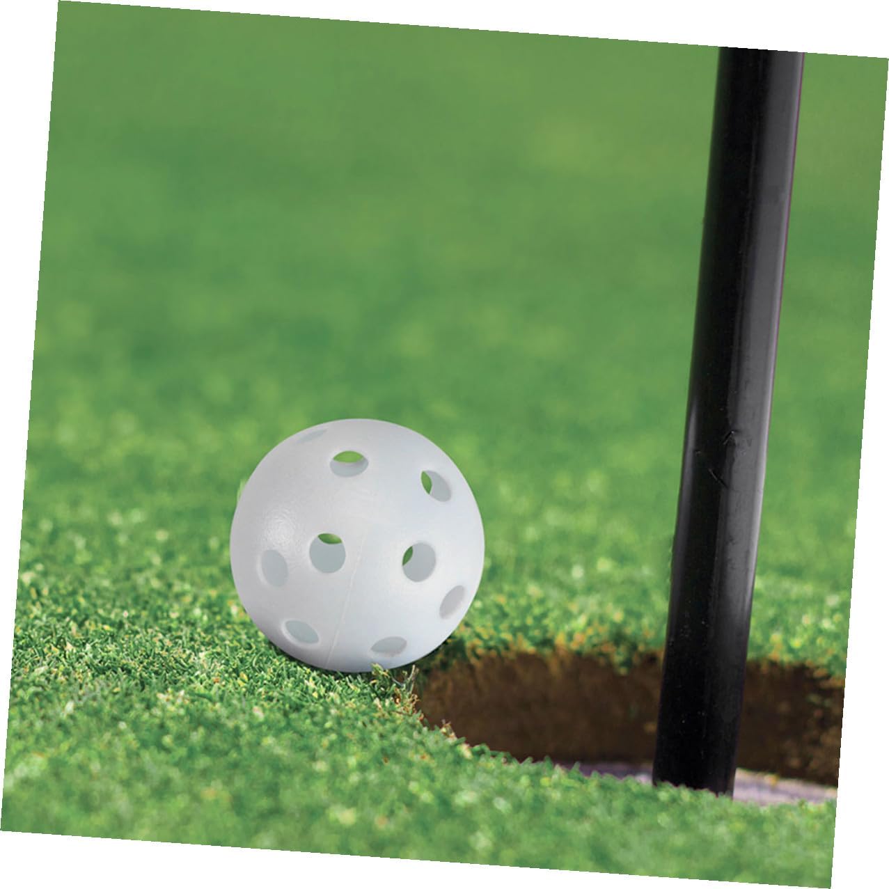 Didiseaon 100pcs Plastic Practice Golf Balls 26-Hole Hollow Airflow Design Indoor Outdoor Training Balls for Golf Practice and Mini Playground Use