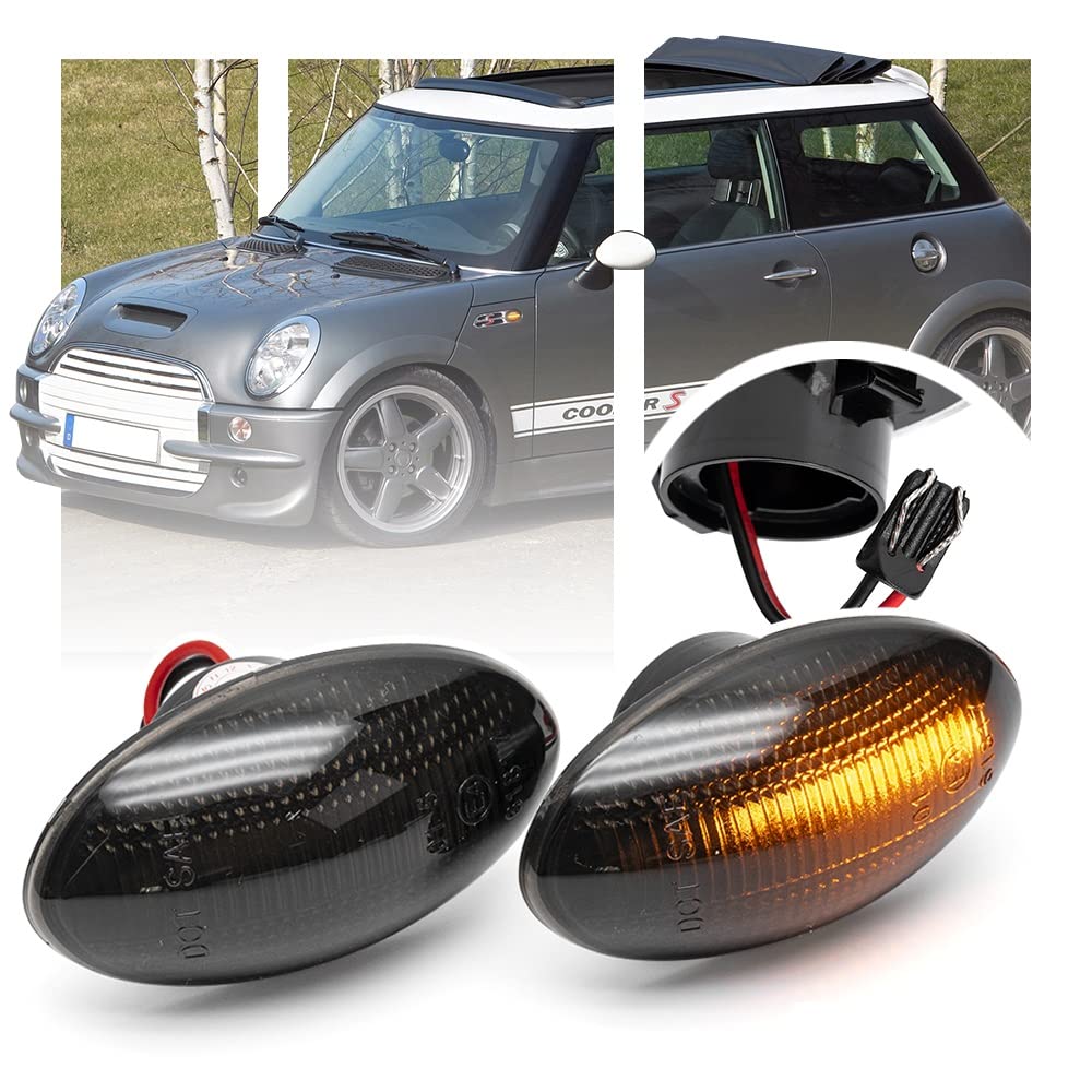 Pour Mini Cooper S Jcw R50 R53 R52 Mki Led Indicateur Latéral Répéteur