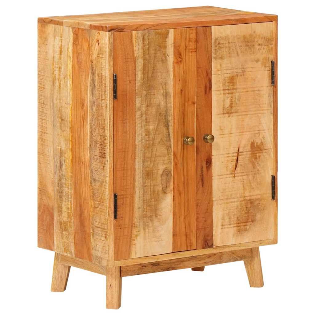 Armadietto in legno massiccio di mango, marrone, 55 x 35 x 75 cm