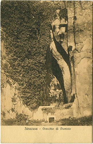 Primi anni 1900 Siracusa - Orecchio di Dionisio - FP B/N Cartolina Postale