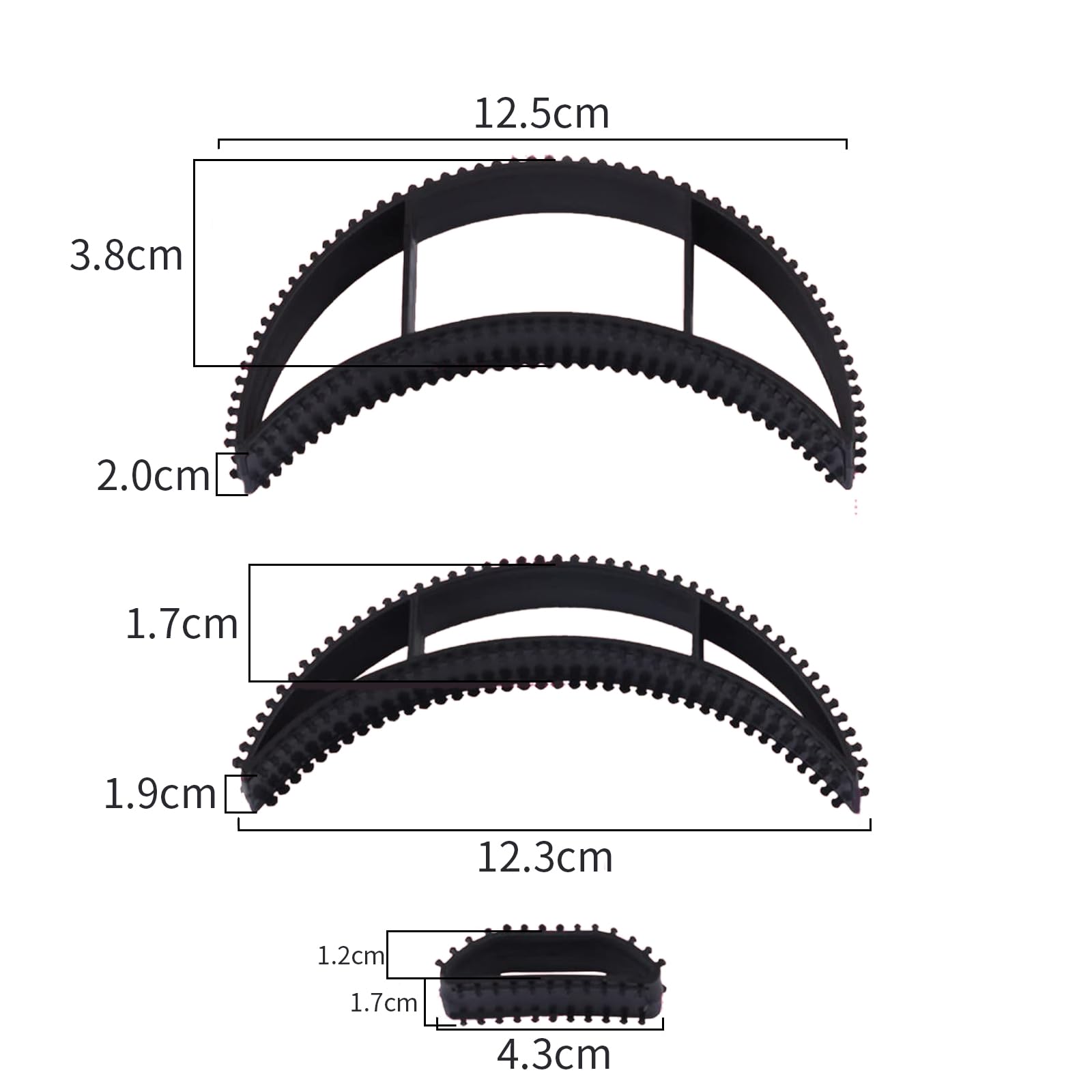 Aiyraa 5 Pieces Bump It Hair Styling Accessories Bump It Up Headband Hair Bump Clip for Beehive Hair Piece Volumizing Tool Women Hair Styer Headdressing Accessories Multifunctional Hair Styling Tools - Image 2